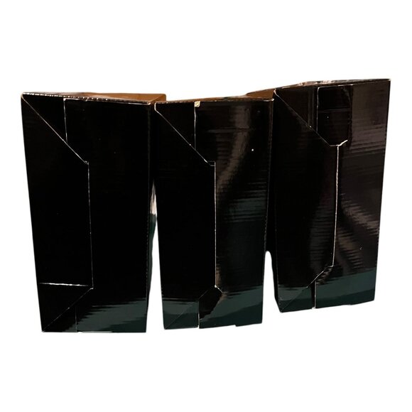 Corrugated Cardboard Paper File Rack Black Magazine Holder Organizer - Picture 8 of 8